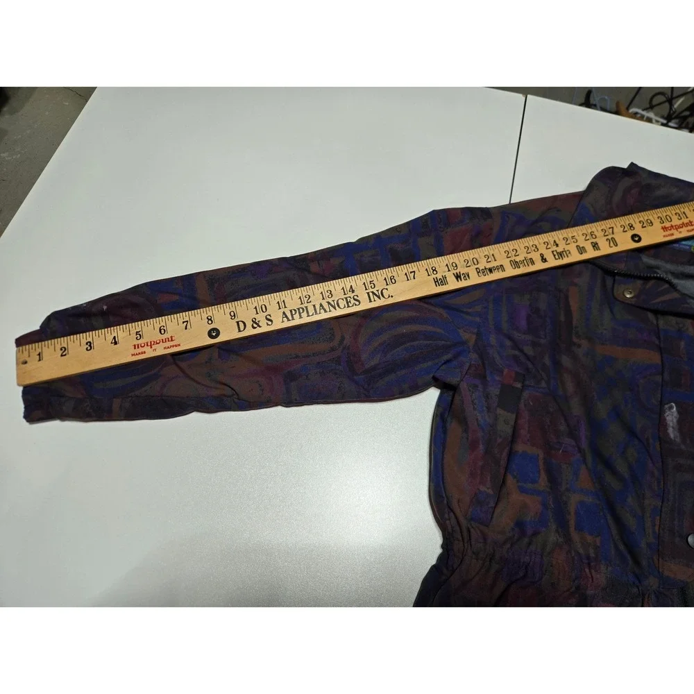 Vintage Forrester's Gore-Tex Abstract Print Ski‎ Jacket Women's M